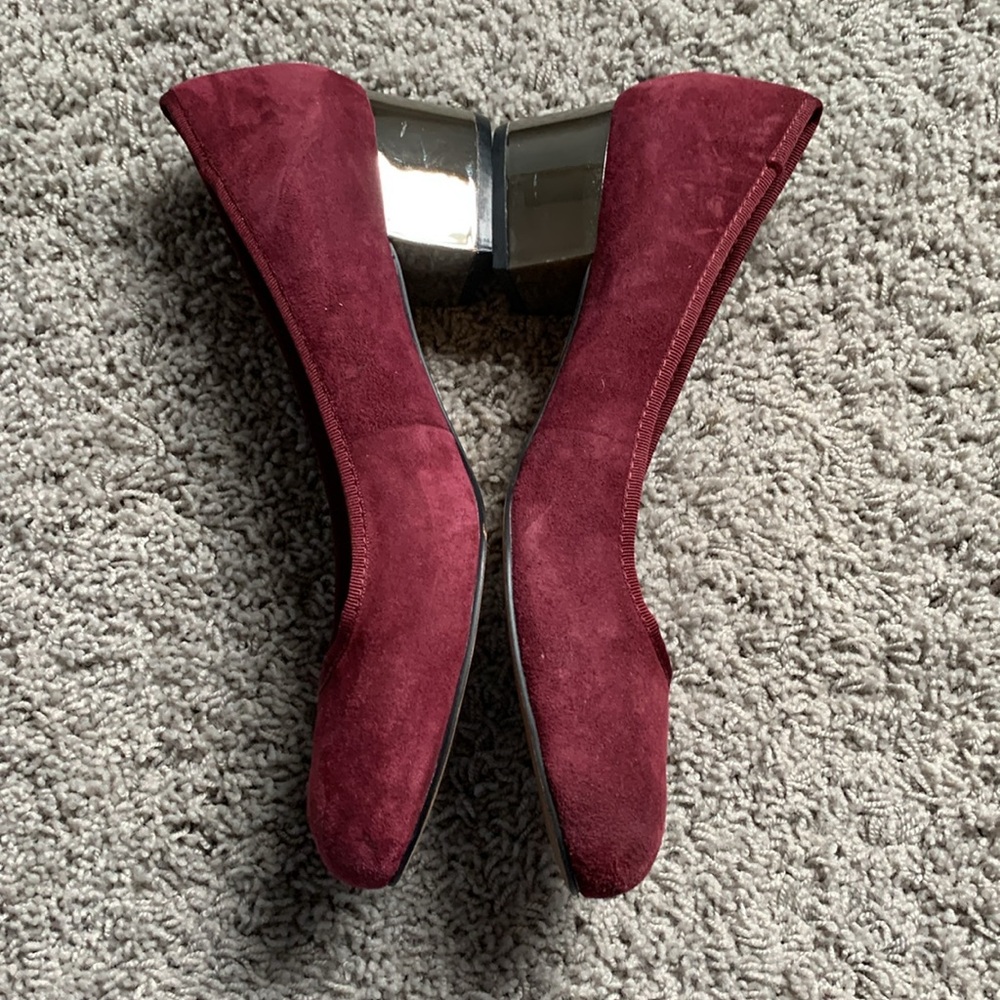 Sole Society Burgundy Suede Heels - Picture 3 of 12